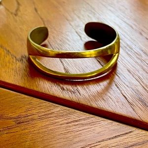 Meyelo Adjustable Brass Cuff